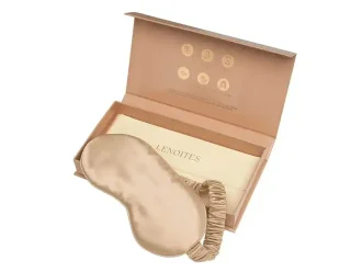 Lenoites unimaski Mulberry silkkiä, beige